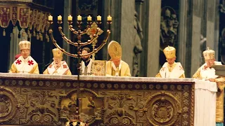 Pope John Paul II celebrating Ukrainian Divine Liturgy in Vatican [1996]