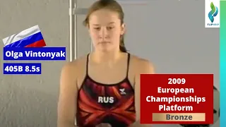 2009 Olga Vintonyak - Team Russia - Platform Diving - European Diving Championships