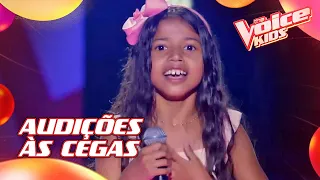 Giovanna Ferreira canta 'Pra Ver Se Cola' nas Audições às Cegas – The Voice Kids | 8ª Temporada