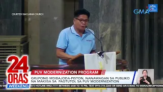 Grupong MDIBAJODA-PISTON, nanawagan sa publiko na makiisa sa pagtutol sa PUV... | 24 Oras Weekend