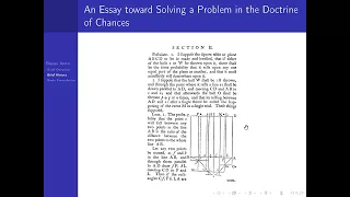 Bayesian Statistics: Introduction History