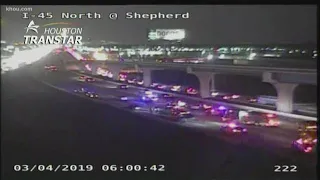 RUSH BLOCK: 1 dead in 2-vehicle crash on North Freeway