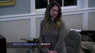 Nantucket Board of Selectmen - 12/13/17