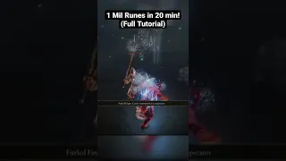 1 Million Runes in 20 Minutes! | Elden Ring OP Rune Farm (Full tutorial)