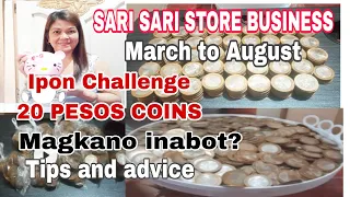 IPON CHALLENGE (20 PESOS COINS/MAGKANO INABOT/ TIPS & ADVICE/Rubia31 Vlogs