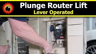 DIY Router Lift for Plunge Routers