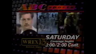 WREX-13 (1990) Promo - ABC Sports - Rockford, Illinois