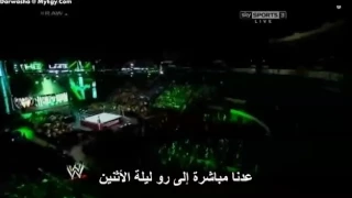 ترابيل اتش يرحب في بروك ليسنر و تعيينه بطل في ماتش الرويال رامبل وتدخل مارك هنري مترجم