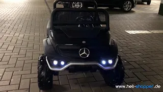 Kinderfahrzeug Mercedes Unimog bei heli-shopper.de