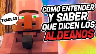 ✅ Como entender y saber que dicen los ALDEANOS de Minecraft!