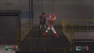 (PS5) WWE 2K23 - Dominik Mysterio VS Rey Mysterio (Backstage Brawl)