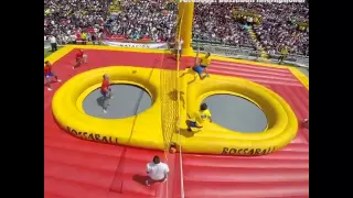 The well known sport of Bossaball International...