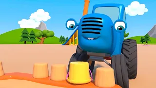 Blue Tractor's Playground  Counting 1-10 | Colors for Children