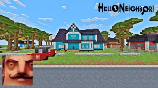 HELLO NEIGHBOR: HELLO NEIGHBOR ACT 1 HOUSE IN MINECRAFT!