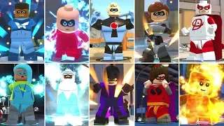 All Super Moves With All Supers in LEGO The Incredibles