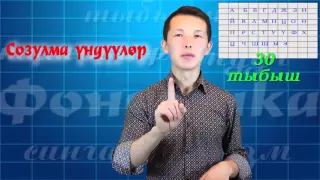 Кыргыз тили: фонетика(1-сабак)