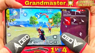 Poco x3 pro free fire gameplay test 2 finger handcam m1887 onetap headshot 120Hz display smoothaf