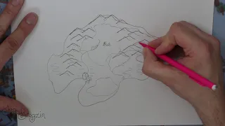 How To Make DnD World Maps - Full Map Inking Tutorial