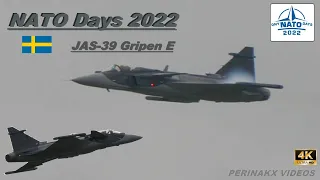 JAS 39 Gripen E ▲ SAAB 🇸🇪 ▲ NATO Days 2022 (Sunday)