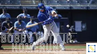 Every Bobby Witt Jr. Home Run (4) | Royals Report 2022 Highlights