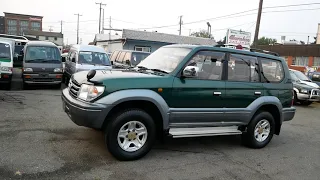 RARE 1996 Toyota Landcruiser Prado MT5, KZJ95, T-DIESEL 1KZ-TE, 100,000MI, JDM (по-русски)