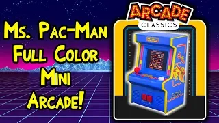 Arcade Classics Mini Ms. Pac-Man Arcade Machine!