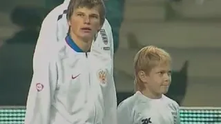 Russia-England 2:1, qualifying match for Euro 2008, the best moments