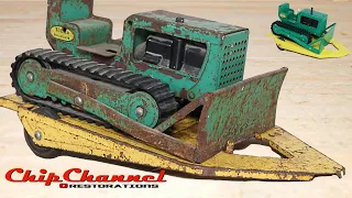 1960's Green Tonka Dozer Restoration