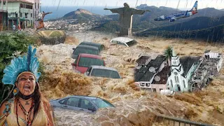 Brazil become a vast ocean! Flooding in Brazil after heavy rain! Brazil floods 2022