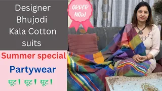 Bhujodi kala Cotton Designer Suits . Organic cotton handloom suits…