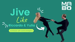Riccardo Cocchi  and Yulia Zagoruychenko Teaching Jive Lesson
