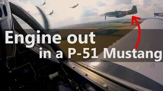 P-51 Engine Out, Off-Airport Landing - clip