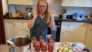 Homemade plum jam