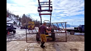 Using SALVAGE Steel to build a HEAVY DUTY FEEDER GATE for under $150!