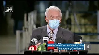 CPI da Pandemia – Otto Alencar comenta depoimento de Regina Célia do Ministério da Saúde – 6/7/2021