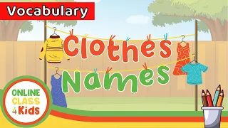 Clothes Vocabulary | Educational Videos | Learn English  - Talking Flashcards | ESL