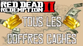 TOUS LES COFFRES CACHES DE RED DEAD REDEMPTION 2!!