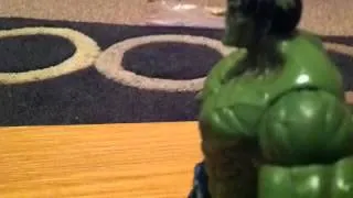 Kai(super saiyan goku) vs hulk stop motion test