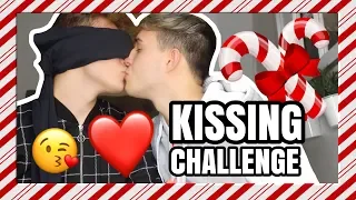 CANDY CANE KISSING CHALLENGE WITH MY BOYFRIEND!