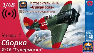 Сборка И-16 от Ark Models. Часть 1