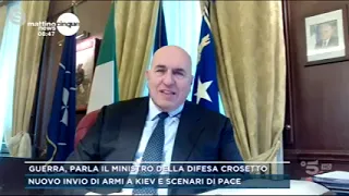 Intervista del Ministro #Crosetto a Mattino Cinque