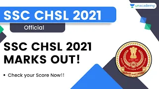 OFFICIAL - SSC CHSL 2021 TIER-1 Marks Out! | Check Your Score Now!