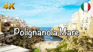 Polignano a Mare, Italy Walking Tour 4K 50fps HDR