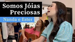 Somos Jóias Preciosas | Hino 456 da CCB | Violão, Piano e Voz (Ester e Nanda)