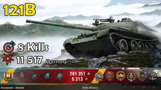 World of Tanks 🎖️ Himmelsdorf 121B 🎯 8 Kills 11.517 Damage