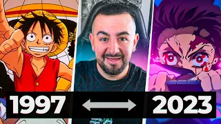 PAPI GAVI REACCIONA A LA EVOLUCIÓN DEL ANIME (1960-2023)