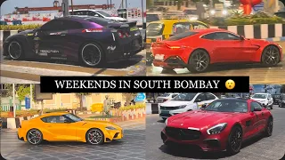 WEEKENDS IN SOUTH BOMBAY !! 4K | Worli Seaface | #carspotting #carspotter #mumbai