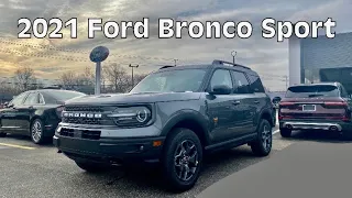 2021 Ford Bronco Sport Badlands Startup, Walkaround, Features and First look!