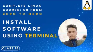 Install Software using Terminal - Class 16 - Linux Tutorial For Beginners - اردو / हिंदी`