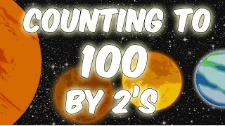 Counting with Planets | Counting to 100 by 2's | Counting by 2's | Count by 2's to 100